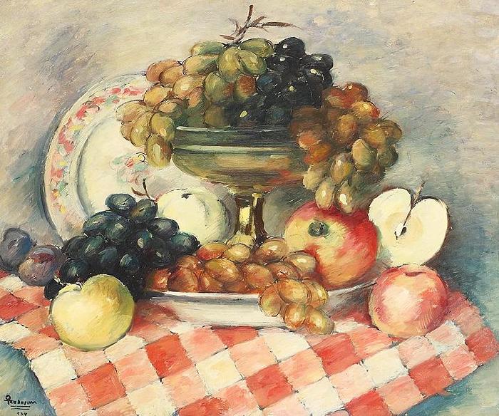 Grape and apple, unknow artist